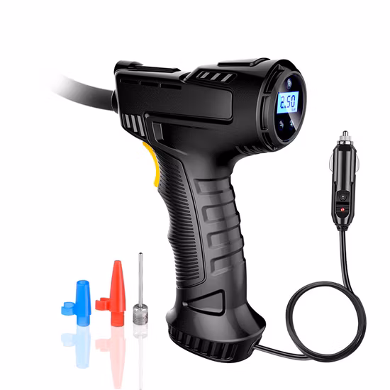 Compressor de ar sem fio bomba de pneu de carro inflador com bateria recarregável de 20V