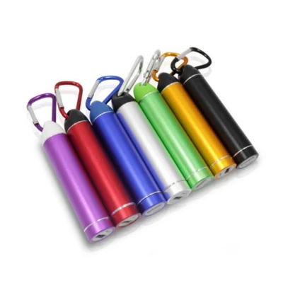 Fabricação de fábrica barata liga de alumínio 18650 Power Bank bateria externa para celular